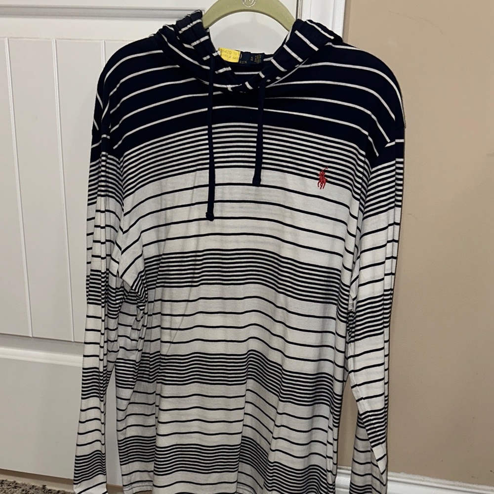 polo/Ralph Lauren stripped casual hoodie